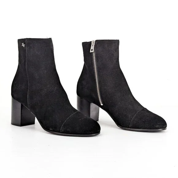 Zadig & Voltaire | Shoes | Zadig Voltaire Women Black Suede Zip